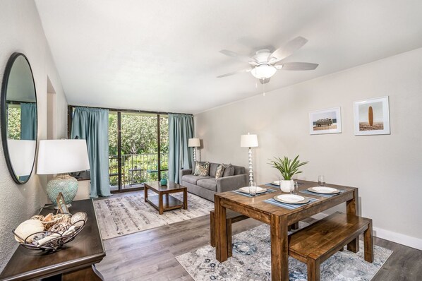 Come unwind in this relaxing 2BD/2BA condo across from the Charley Young beach