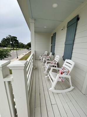 Front balcony