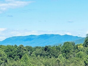 Amazing Mountain View’s from the cabin’s balcony 