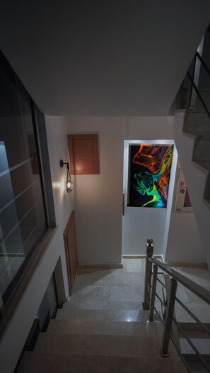 Interior entrance