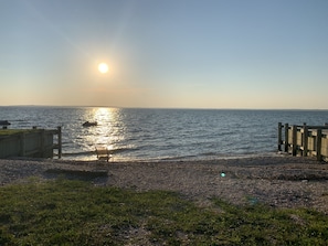 Little Peconic Bay at the end of the street