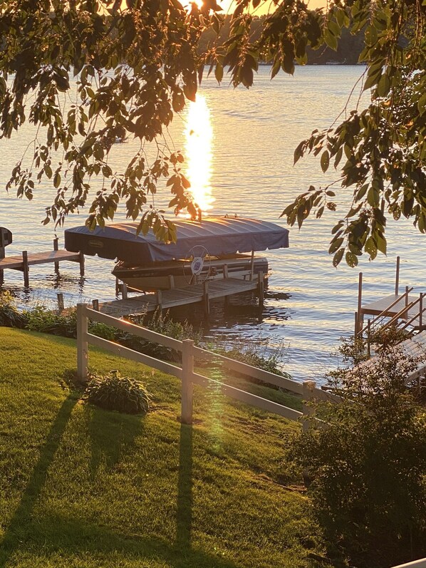 Beautiful sunsets from the deck or pier