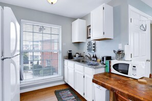 Compact kitchen with full size appliances