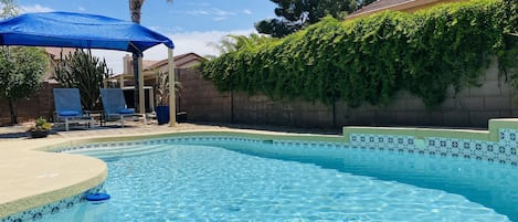 Relax by the pool 