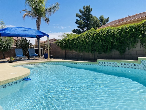 Relax by the pool 