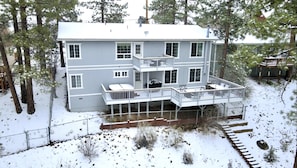 Back of the house after a fresh snow.