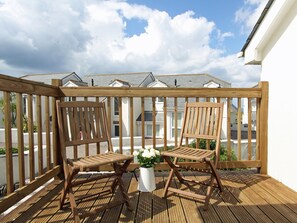 Relaxing private balcony | Watermark - Glendorgal, Newquay
