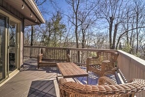 Furnished Deck | Mountain Views | Seating