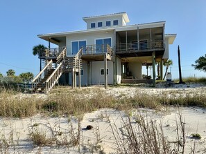 View from the beach