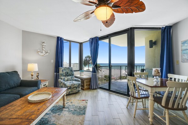 Sunbird Resort rental 302E - Beachfront, lower floor
