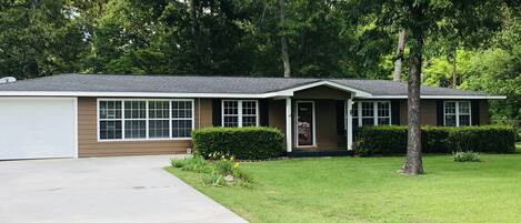 Front view of house