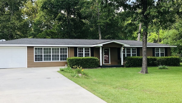 Front view of house