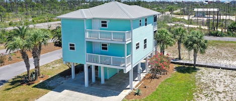 Lots of Parking in Driveway & Under House