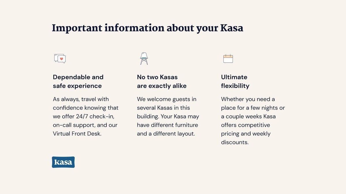 Kasa | Comfy Studio + Self Check-In | Alexandria