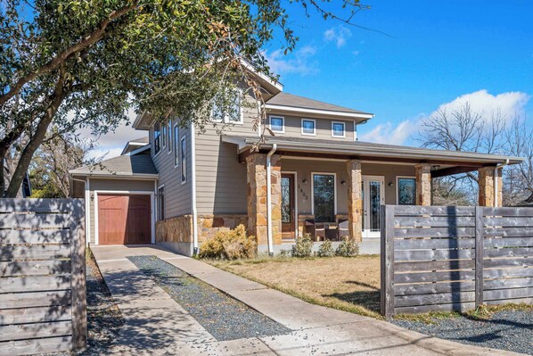 Enjoy the open concept living, dining, and full kitchen space of this three bedroom home with a Cowboy Pool! 