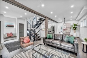 Welcome to our beautifully designed living space, where modern elegance meets cozy comfort. Enjoy the open floor plan, chic décor, and the inviting warmth of home.