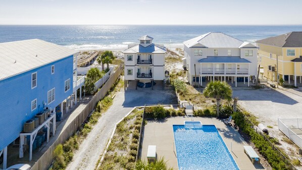 Aerial Drone View Looking South