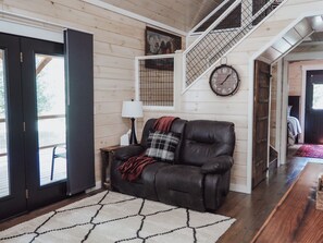 Living Room with reclining sofa