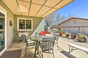 Covered Patio | Single-Story House | Large Fenced Backyard