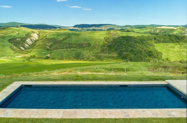 Sky, Water, Cloud, Water Resources, Property, Green, Blue, Plant, Rectangle, Swimming Pool
