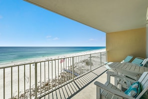 Gulf front balcony