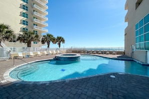 Outdoor Pool and Hot Tub