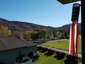 View from upper veranda