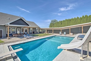 Backyard w/ Private Pool (Seasonal; End of May - End of September)