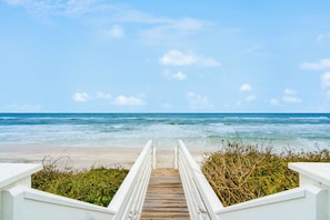 Your beachfront dream with private beach access.