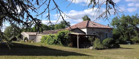 Vue sur le gîte