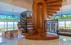 Interior. Villa offers superior design and charming views.