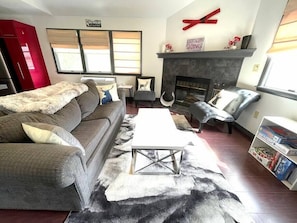 The Couch is Also a Queen Sized Pullout Sofa.. Just in case you want even more space