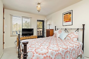 Bedroom 2 with 1 Queen Bed & Balcony Access