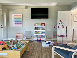 Playroom located on first floor