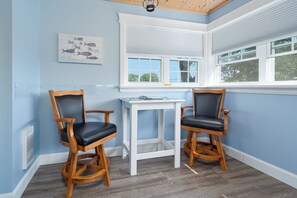 Seating area upstairs