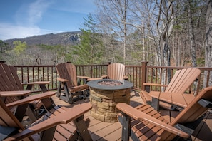 Relaxing Location for Circle of Friends. Firepit died and replaced with table.