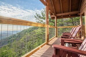 Sitting areas on all 3 levels decks