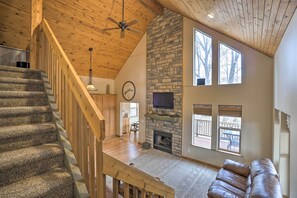 Living Room | Stairs to Upper Level