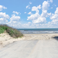Direct beach access