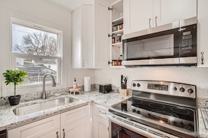 Large kitchen with everything you need to cook!