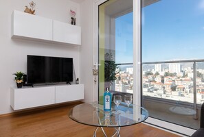 Living room with tv