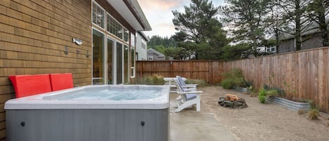 Back Yard Hot Tub