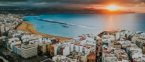 Vista spiaggia/mare