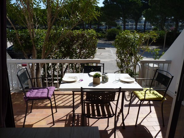 Pleasant terrace facing south east