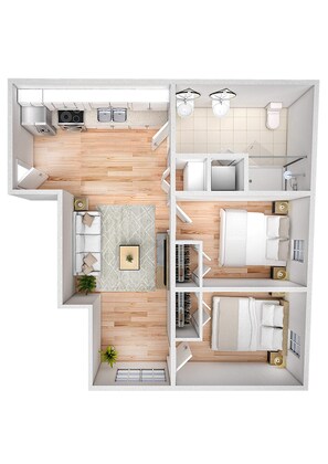 171 Spring Unit B Floorplan