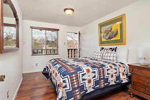 Bedroom 2 with 1 Queen Bed & Balcony Access