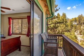 Step out to bedroom 3's private balcony.