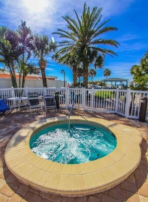 1 of 2 hot-tubs on property.