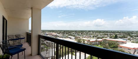 Southern balcony with view of the Halifax River