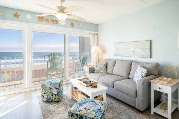 Oceanfront Living Room